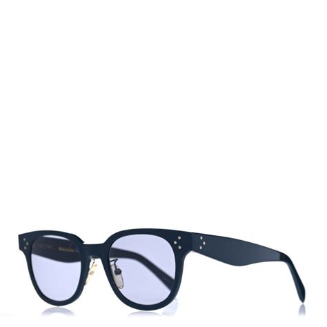 CELINE Acetate Studded Sunglasses CL 41459 Blue